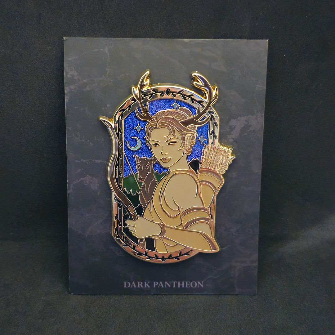 Artemis - Greek Goddess of the Hunt Enamel Pin
