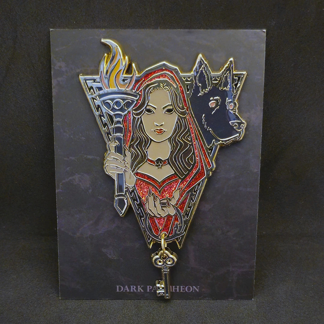Hekate - Goddess of Thresholds Enamel Pin
