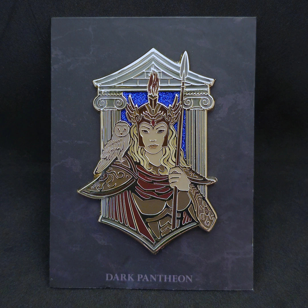 Athena - Greek Goddess of Wisdom Enamel Pin