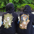Artemis - Black Zip Hoodie