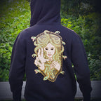 Medusa - Black Zip Hoodie