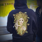 Medusa - Black Zip Hoodie