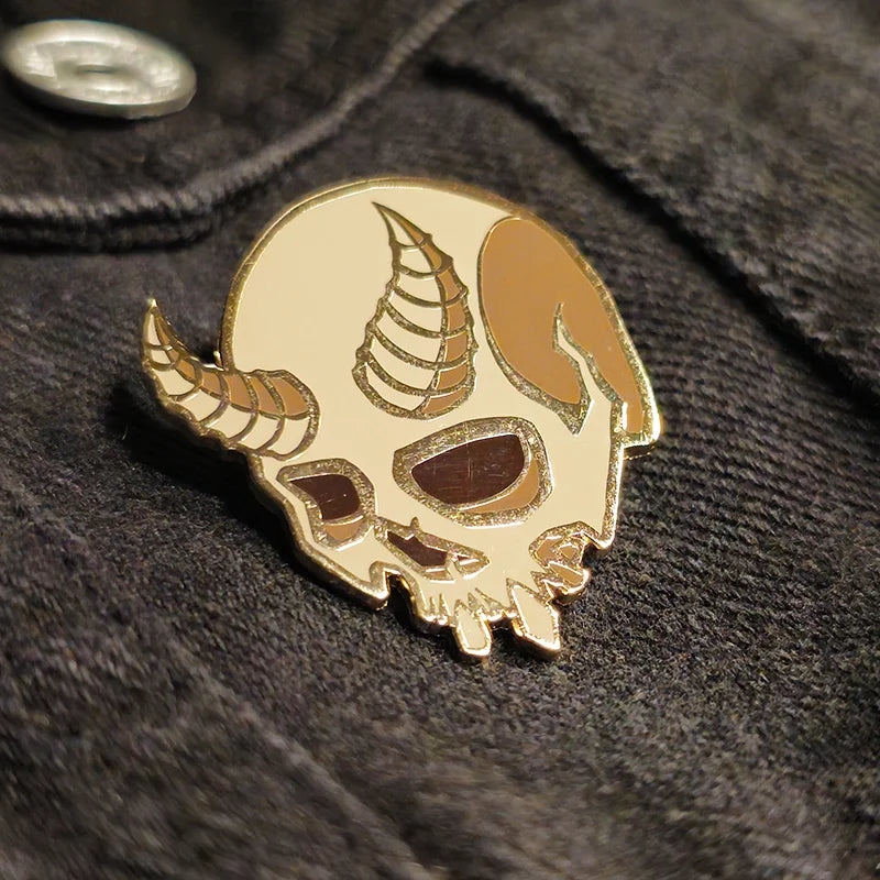 Devil Skull Enamel Pin