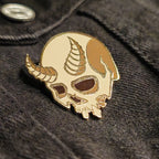 Devil Skull Enamel Pin