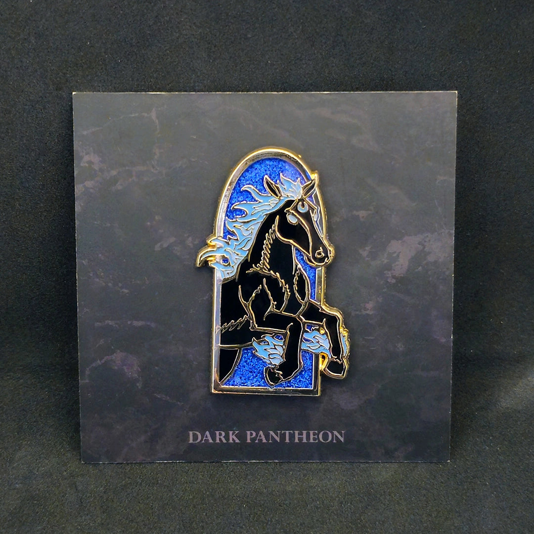 Night Mare - Dark Fantasy Horse Enamel Pin