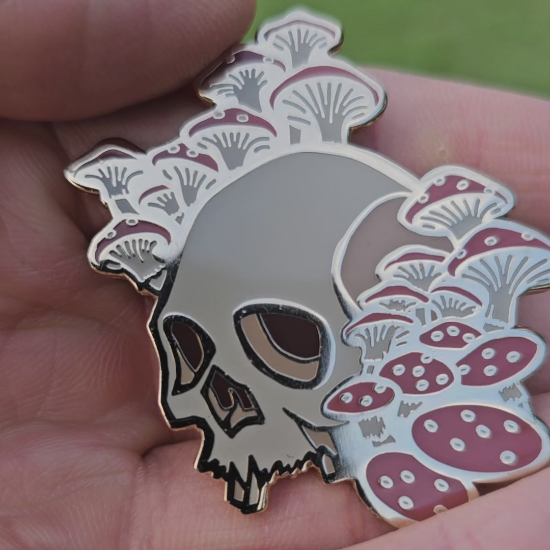 Skulls of Memento Mori Enamel Pin Set