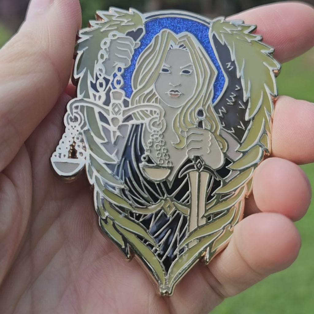 Goddesses of the Dark Pantheon Full Enamel Pin Set