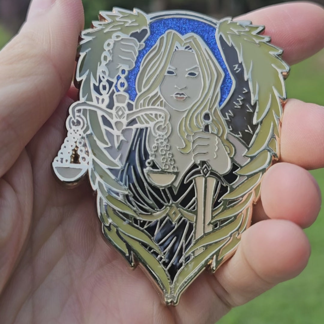 Goddesses of the Dark Pantheon Full Enamel Pin Set