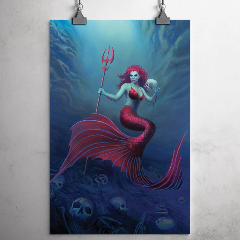 Nereida of the Dark Depths - Poster Print 11x17