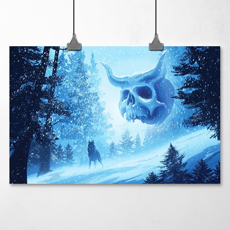 Frosty Omen - Poster Print 11x17