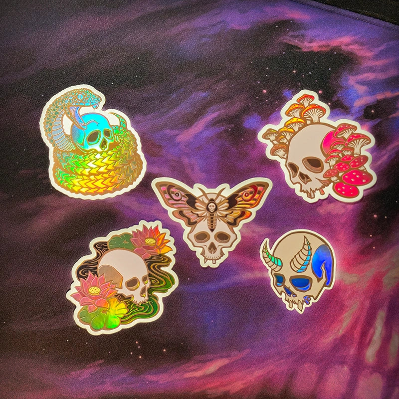 Skulls of Memento Mori Sticker Set