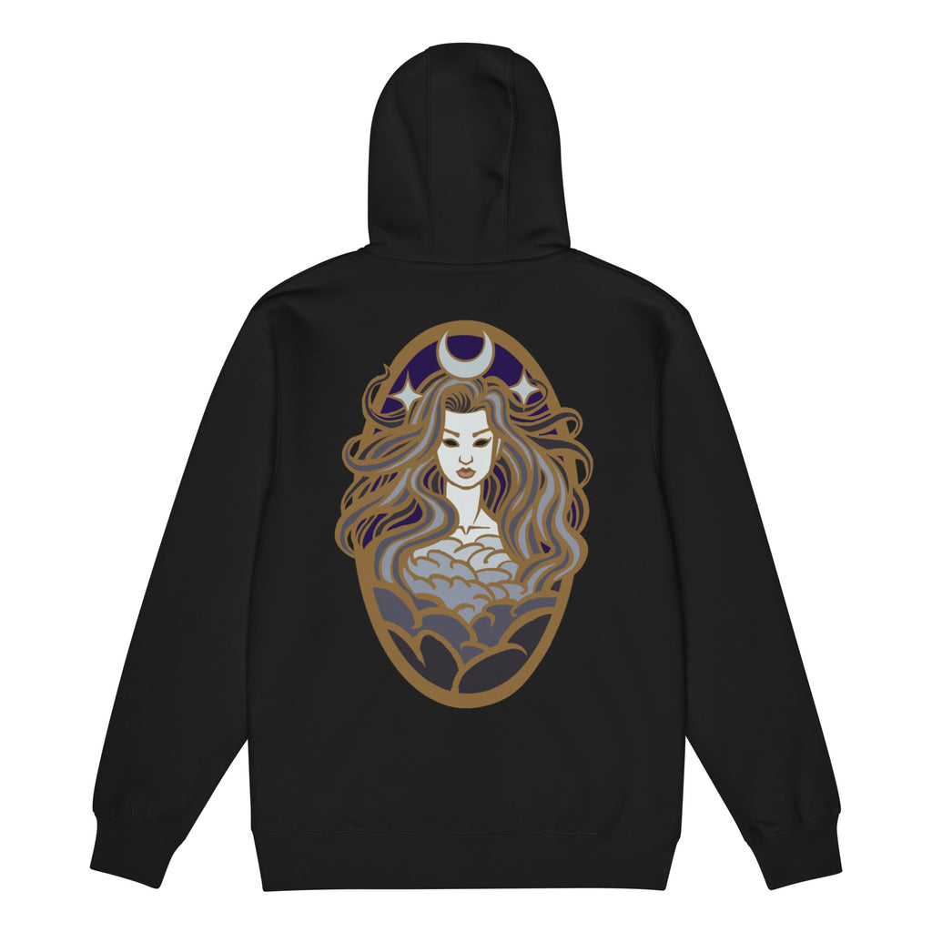 Nyx - Black Zip Hoodie