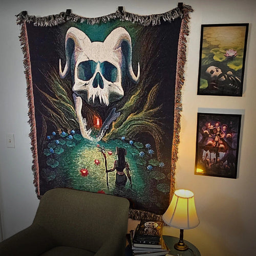 Death's Gate - Woven Tapestry Blanket